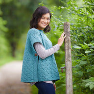 Valley Yarns Tafsut Poncho Knitting Pattern