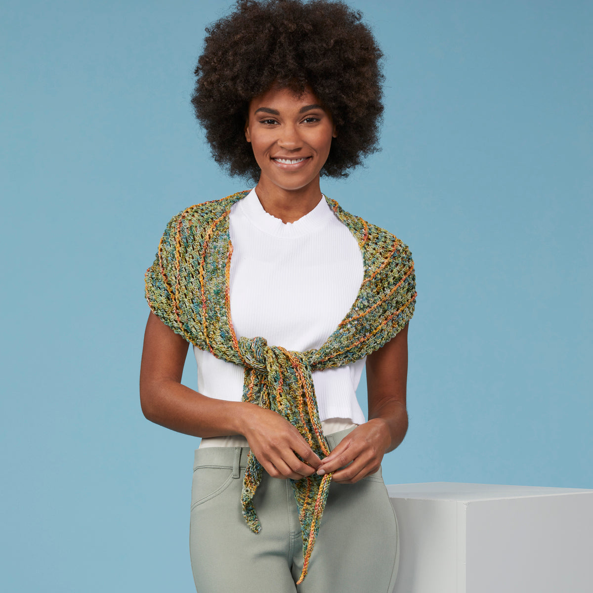 Tahki Yarns Sunset Beach Wrap Knitting Pattern