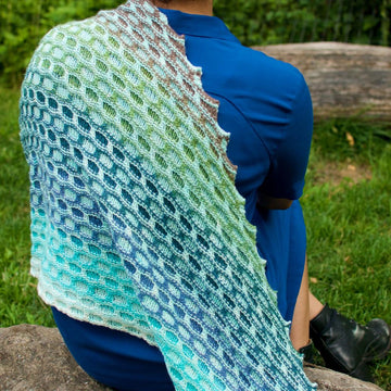 Frozen Lake Shawl