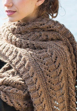 Yew Shawl Wrap Knitting Pattern