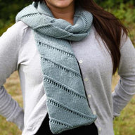 Valley Yarns Twist Scarf Knitting Pattern