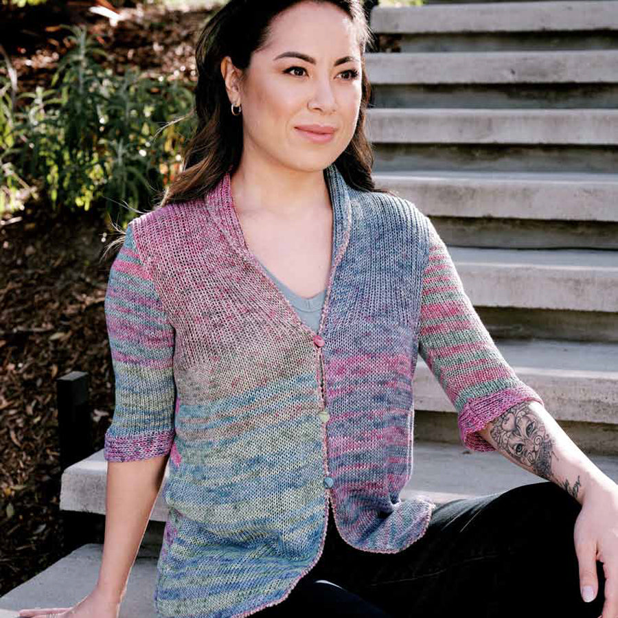 Trendsetter Yarns Impress Cardigan Knitting Pattern