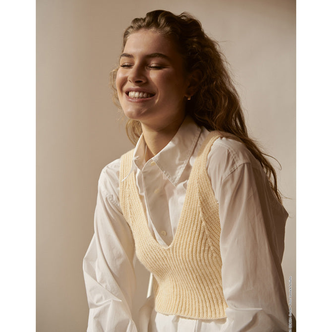 Lana Grossa 01 Top Jumper Knitting Pattern