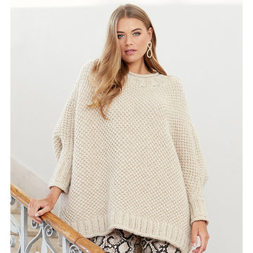 Rowan 12 Poncho Cape Knitting Pattern