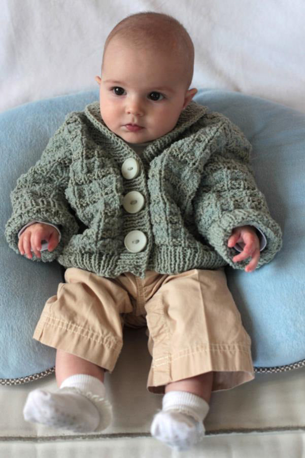 Baby Cardigan Knitting Pattern