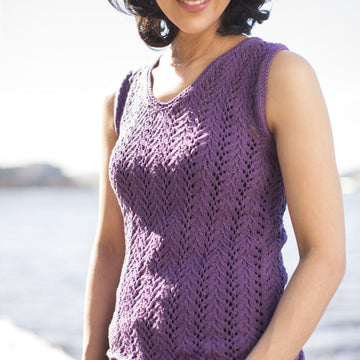 Cascade Yarns DK610 Summertime Lace Tank (Free)
