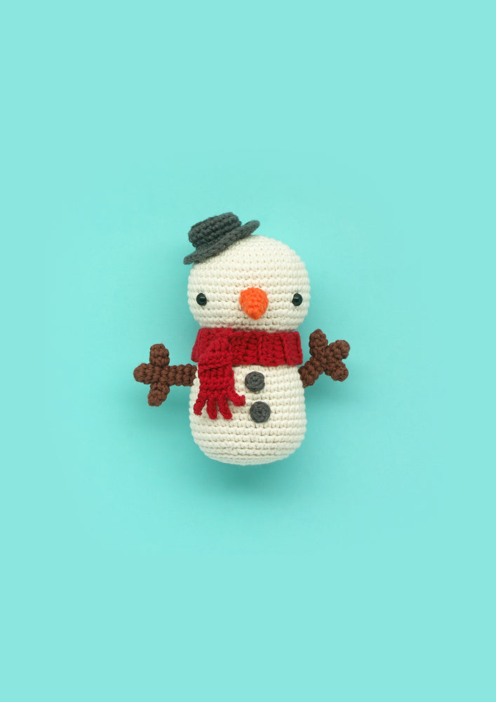 Paintbox Yarns Mel the Snowman Crochet Pattern