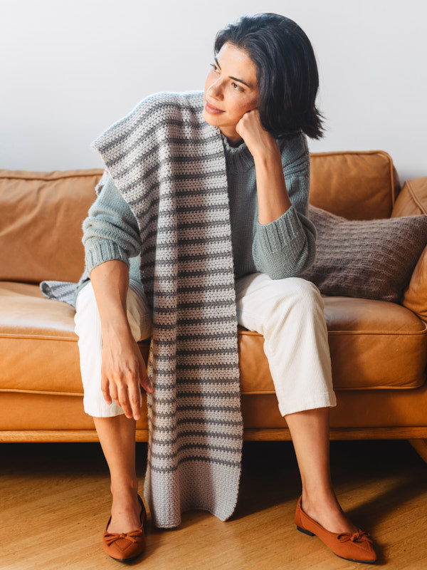 Cumberland Shawl in Berroco Modern Comfort Crochet Pattern