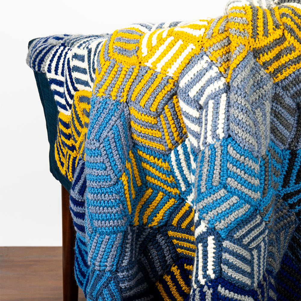 Valley Yarns Dawn to Dusk Blanket Crochet Pattern