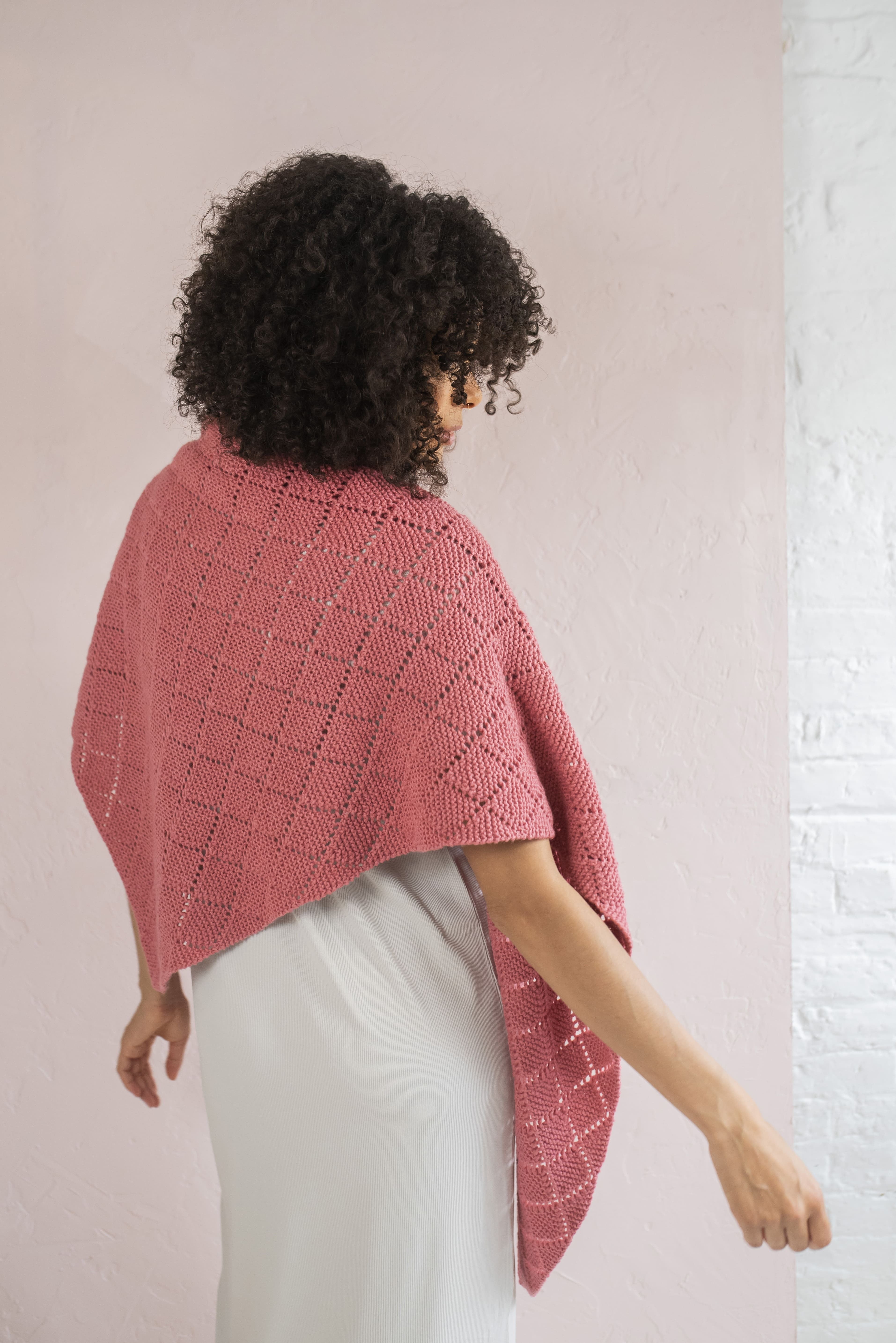 Rowan 02 Rose Wrap Knitting Pattern