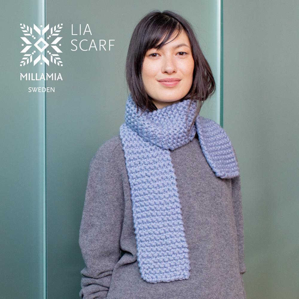 MillaMia Lia Scarf Knitting Pattern
