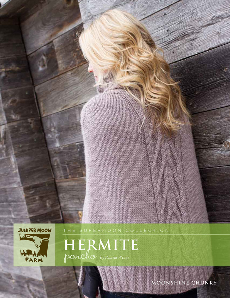Hermite Poncho Cape Knitting Pattern