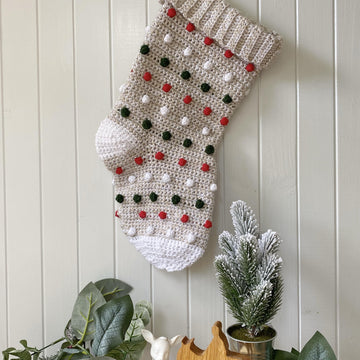 Lotsa-dots Christmas Stocking
