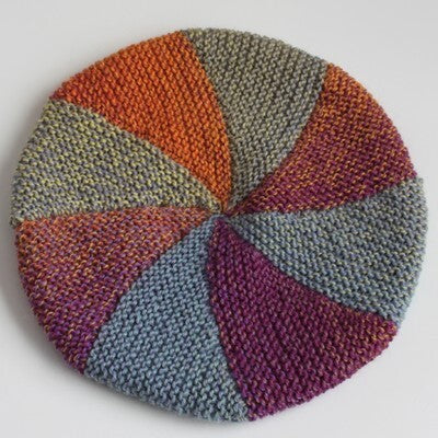 Jojoland Eight Pie Tam Hat Knitting Pattern