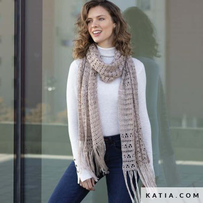Katia No.102 Cardigan Crochet Pattern
