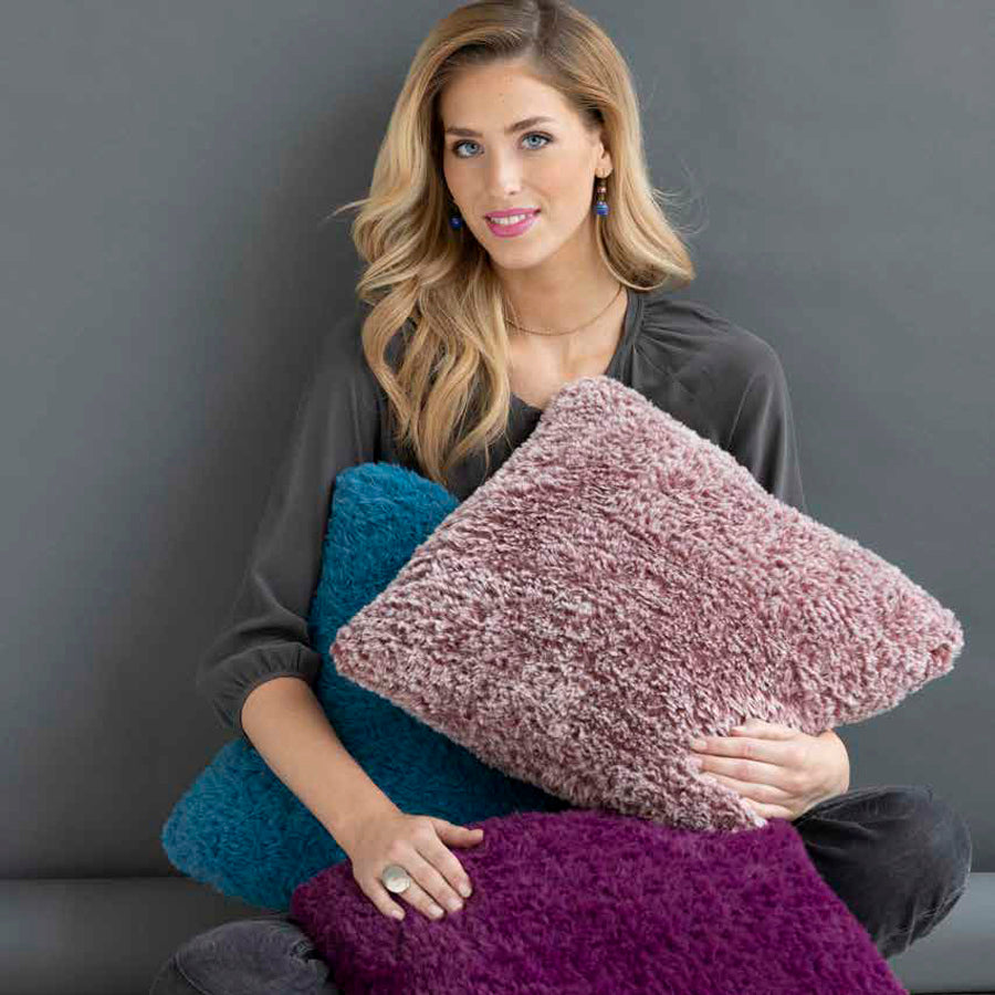 Knitting Fever Everly Pillows Pattern