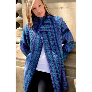 James C. Brett Weekend Jacket Cardigan Knitting Pattern