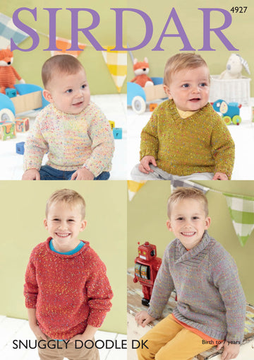 Sirdar 4927 Sweaters Jumper Knitting Pattern