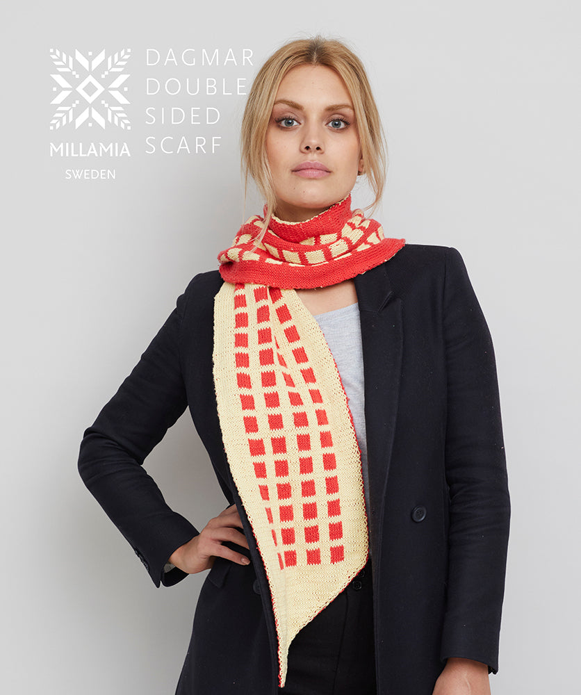 MillaMia Dagmar Scarf Knitting Pattern