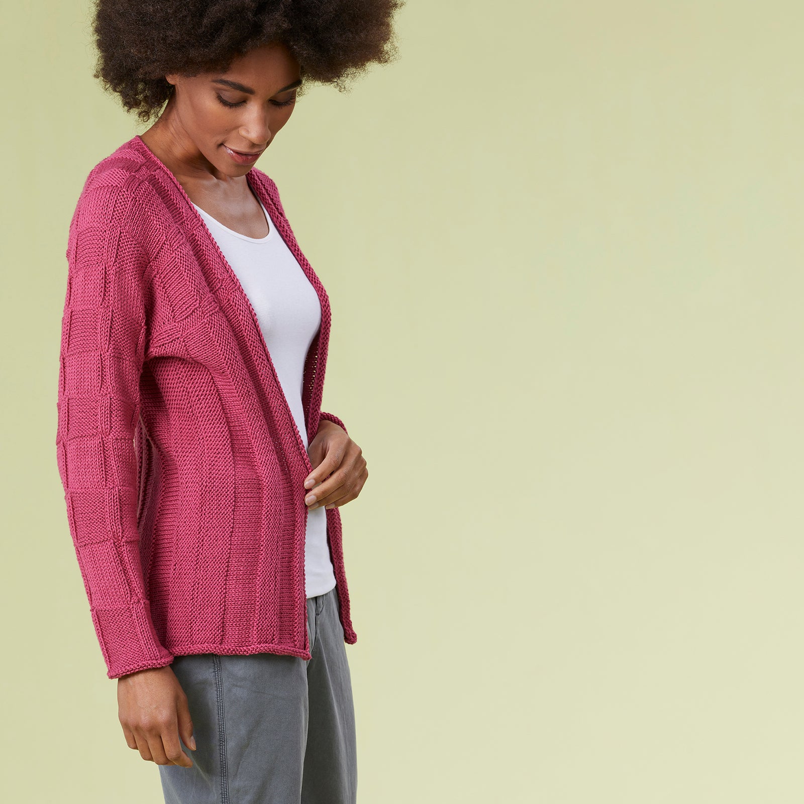 Tahki Yarns Rehoboth Cardigan Knitting Pattern