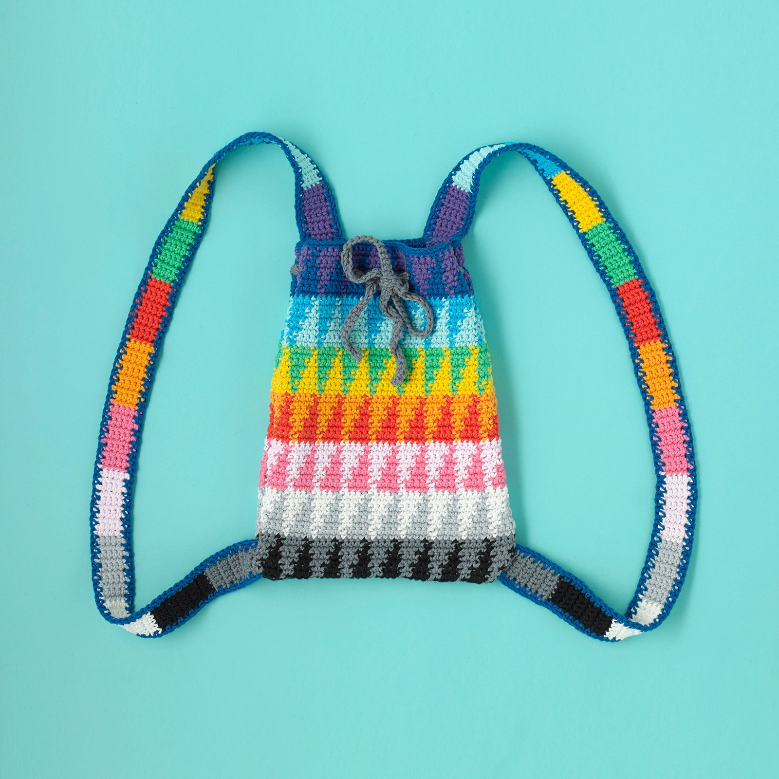 Paintbox Yarns Graphic Backpack Crochet Pattern