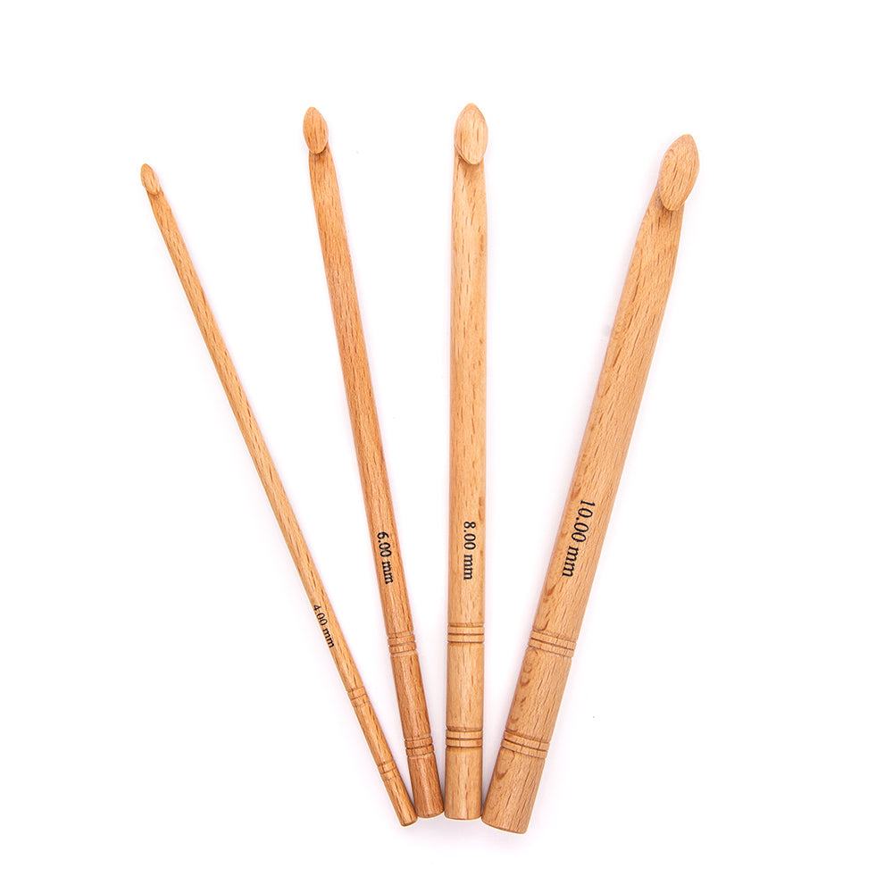 KnitPro Basix Beech Crochet Hook 6"