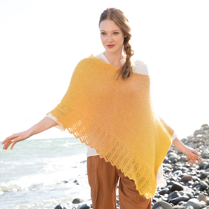 Lana Grossa Poncho Cape Knitting Pattern