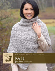 The Winter Breeze Collection - Kate Poncho in Juniper Moon Farm