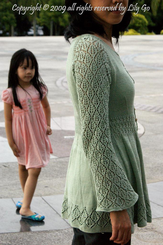 Lace Sleeves Sweater