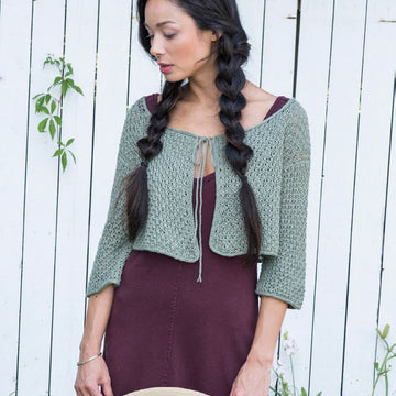 Sweetgrass Shrug Bolero Knitting Pattern