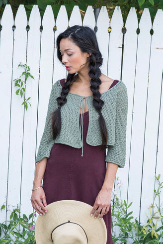 Sweetgrass Shrug Bolero Knitting Pattern