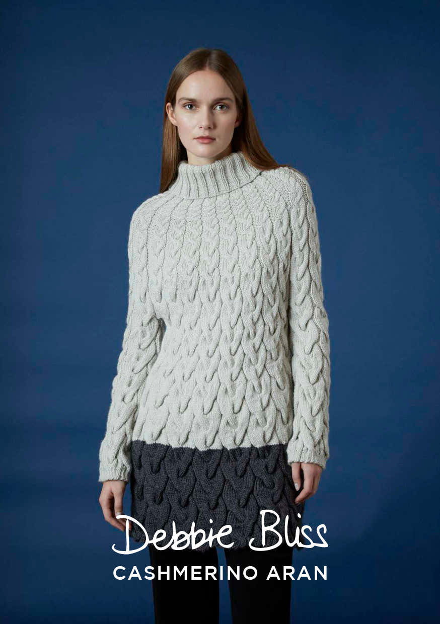 Debbie Bliss Gudrun Sweater Knitting Pattern