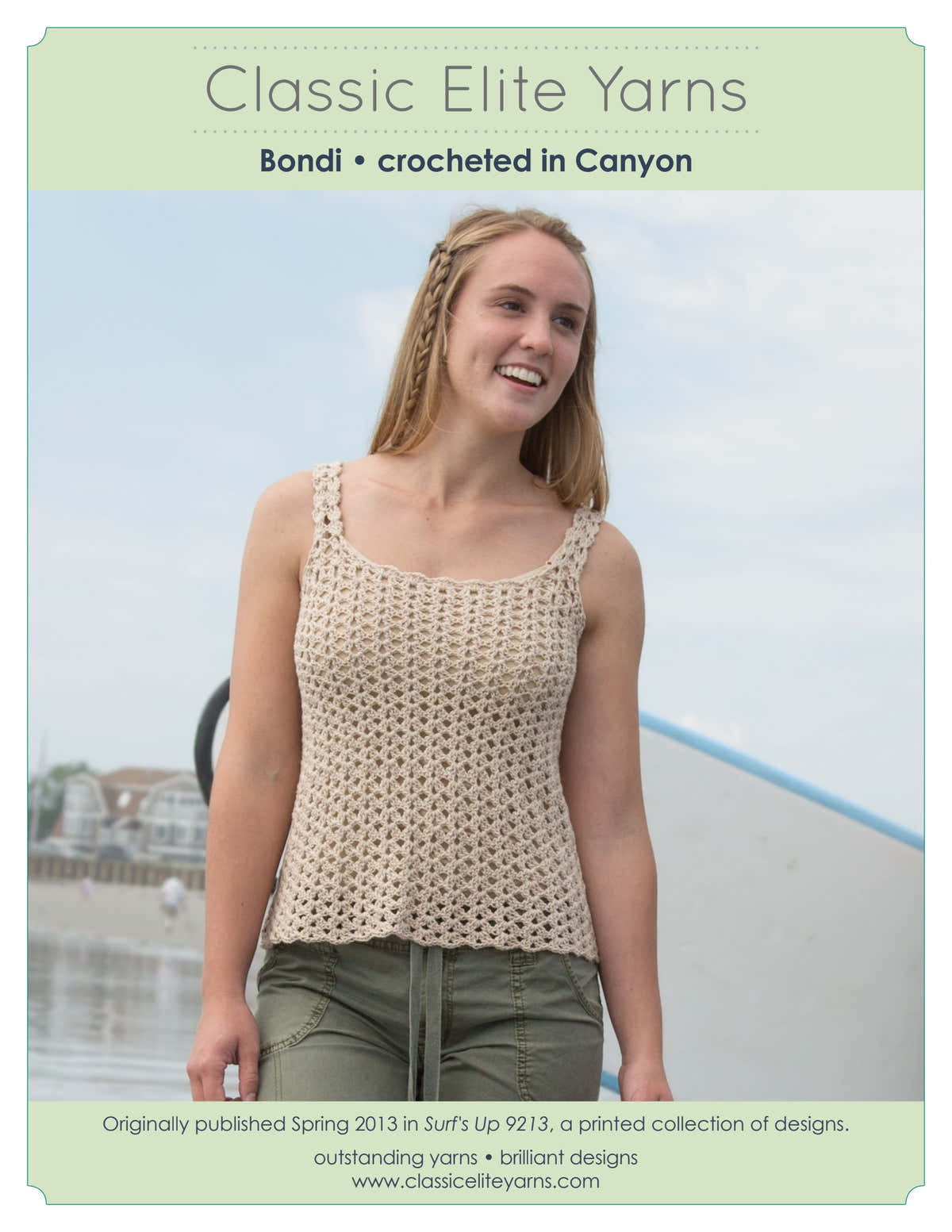 Classic Elite Yarns Bondi Jumper Crochet Pattern