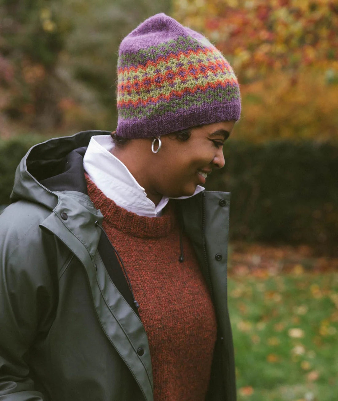 Churchmouse Studio Colorwork Cap Hat Knitting Pattern