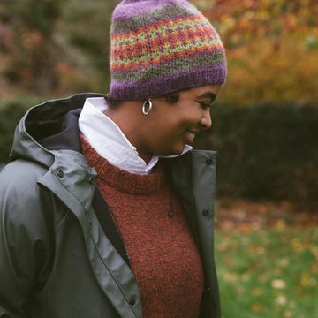 Churchmouse Studio Colorwork Cap Hat Knitting Pattern