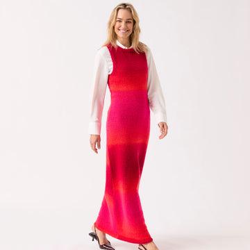 Sirdar Sleek Sleeveless Maxi Dress Knitting Pattern