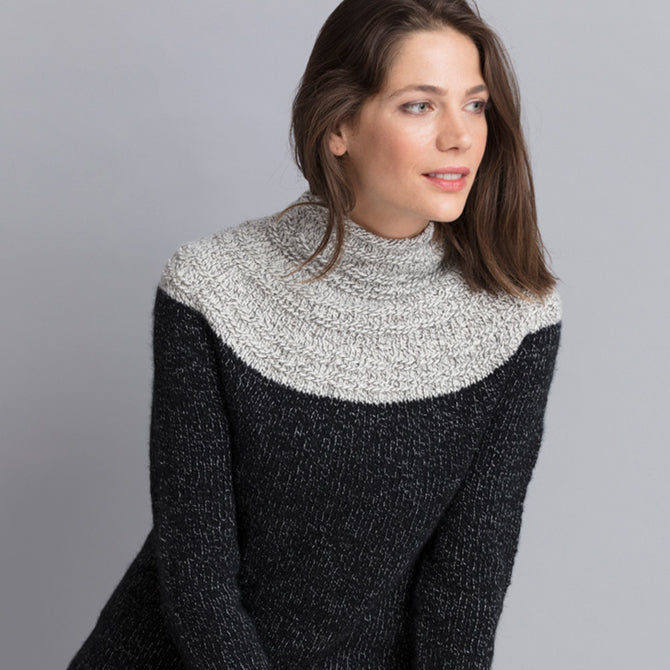 String Kim Positive/Negative Pullover Knitting Pattern