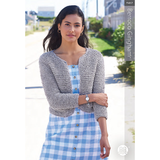 Berroco 417 Gingham Bag Crochet Pattern