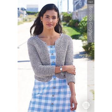 Berroco 417 Gingham Bag Crochet Pattern