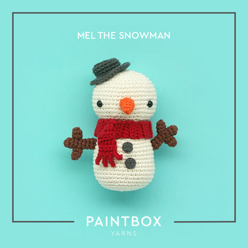 Paintbox Yarns Mel the Snowman Crochet Pattern