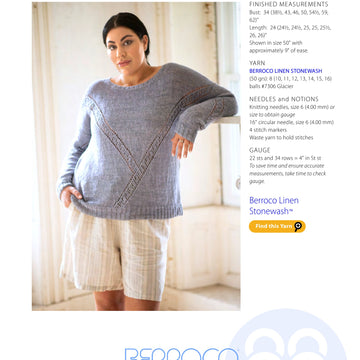 Berroco Mondego Jumper Knitting Pattern