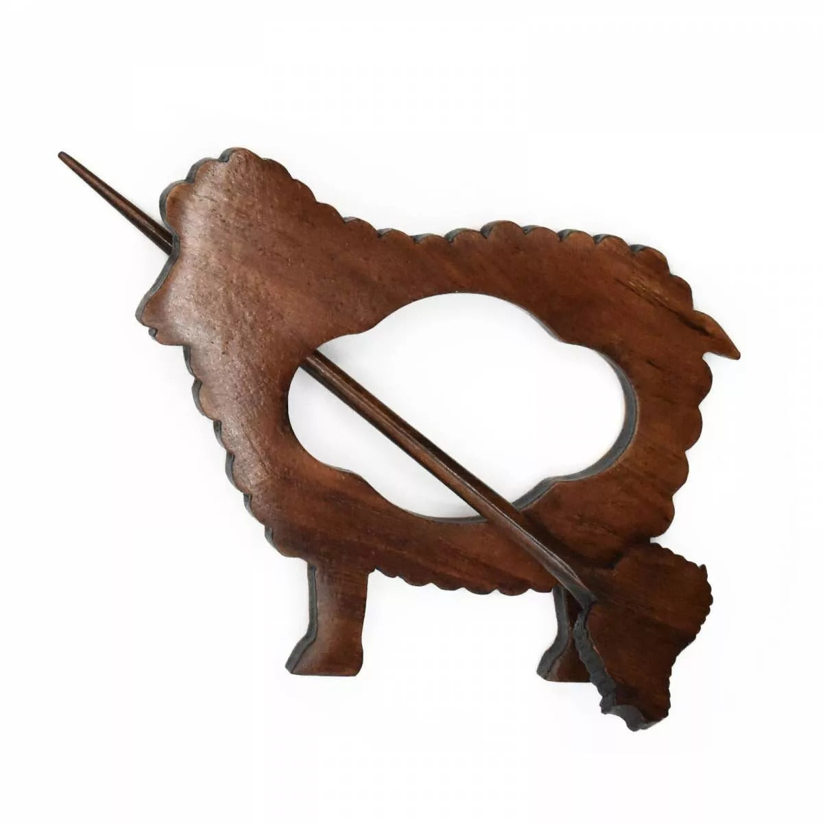 LYKKE Works Indian Acacia (Rosewood) Shawl Pin
