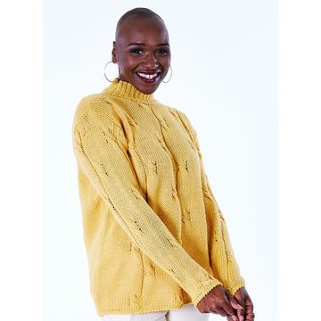 Trendsetter Yarns 6100R Pure Love - Alternating Cable Pullover PDF