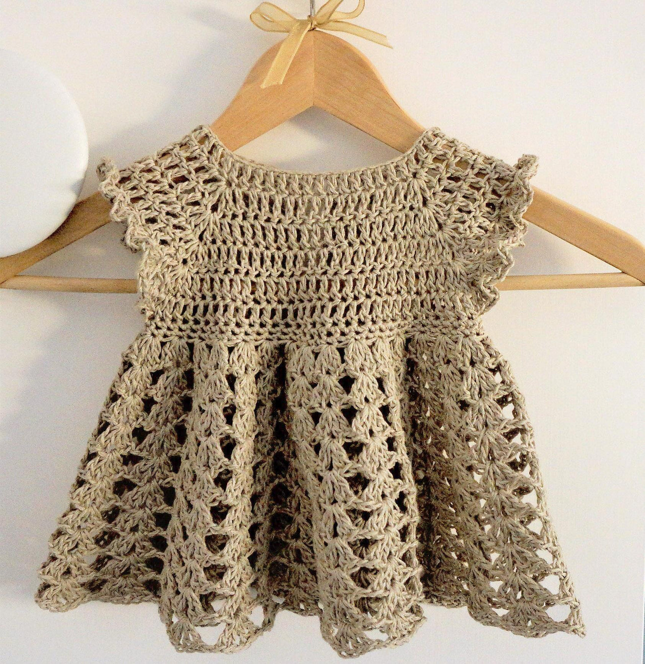Easy Crochet Girl Dress (6 months