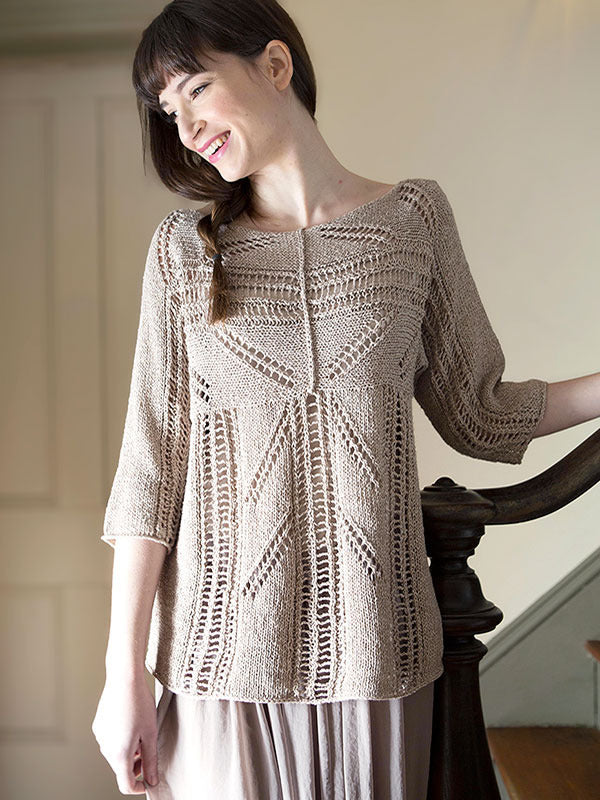 Zircon Lace Pullover Jumper Knitting Pattern