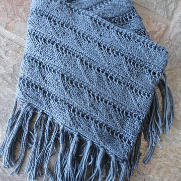#123 Sophisticated Boho Lace Eternity Scarf