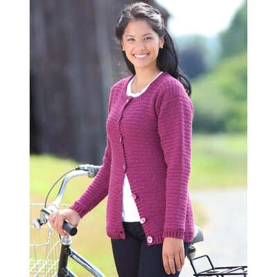 Valley Yarns B Basic Crochet Cardigan Pattern Pattern