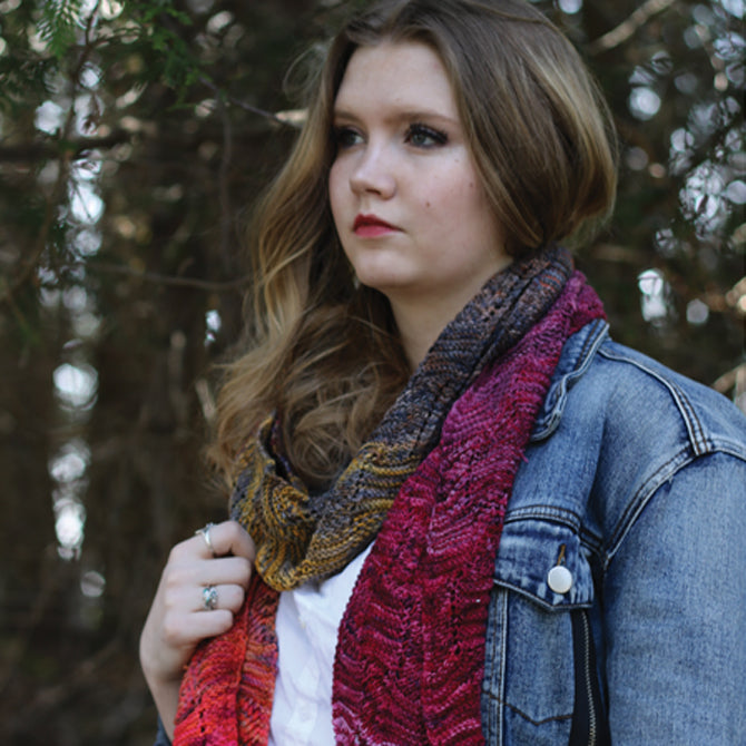 Koigu Romantique Scarf Knitting Pattern