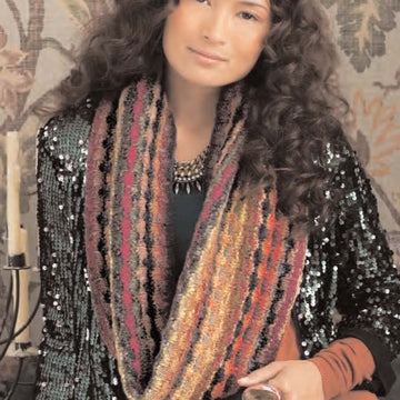 Slip Stitch Cowl in Noro Kureyon - PDF