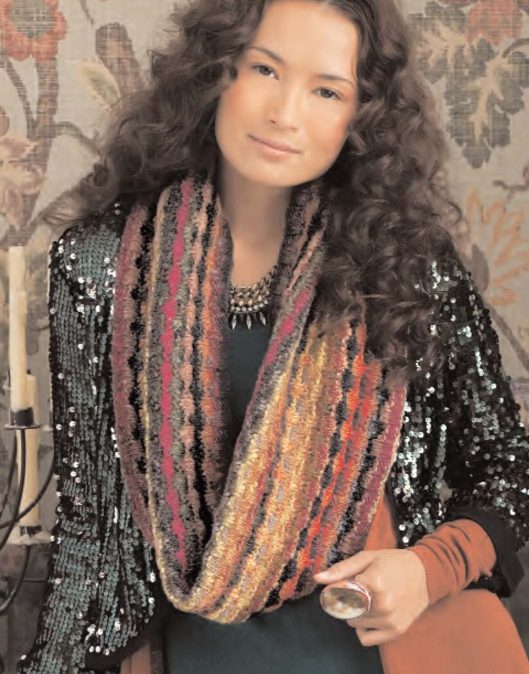 Slip Stitch Cowl in Noro Kureyon - PDF